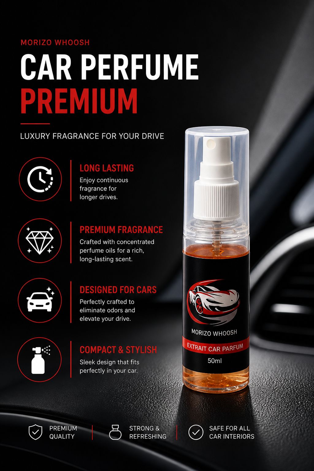 AMI Car Perfume Morizo Whoosh